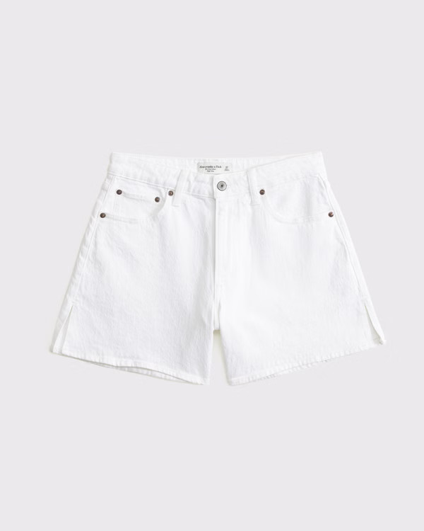 Curve Love High Rise Dad Short | Abercrombie & Fitch (US)