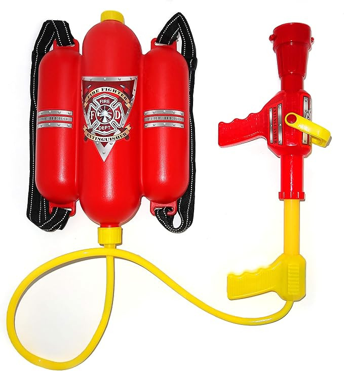 4E's Novelty Firefighter Backpack Water Gun Blaster for Kids- Tank with Hose Shooter, Super Water... | Amazon (US)