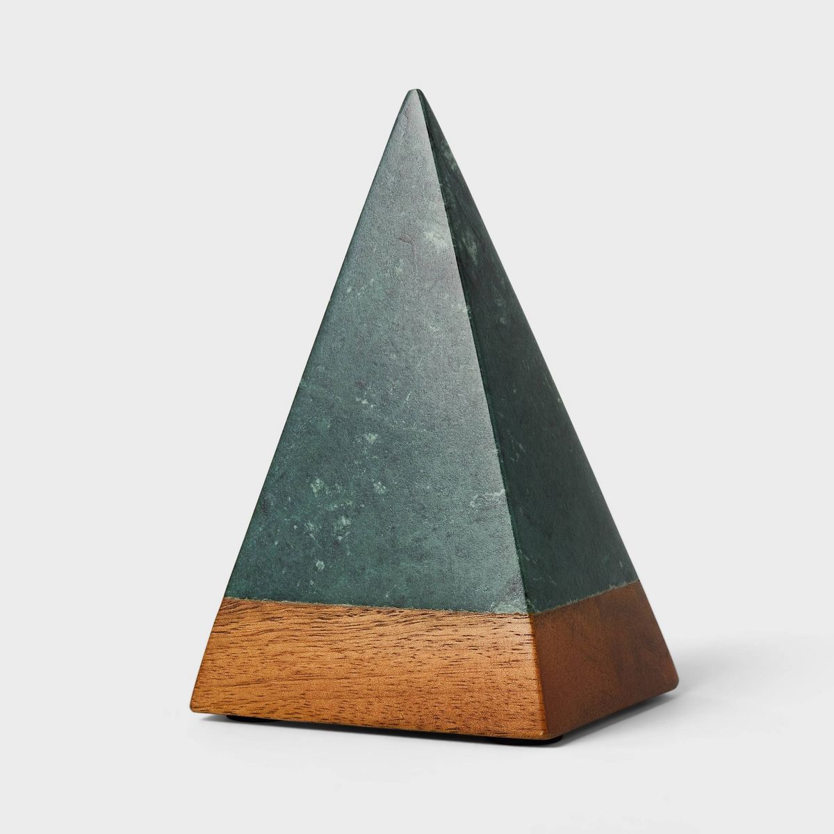 Medium Marble and Wood Christmas Tree Ornament Green -Threshold™ designed with Studio McGee | Target
