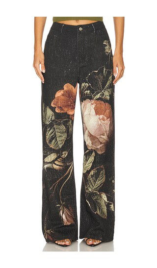 Anouk Printed Jeans in Floral Print | Revolve Clothing (Global)