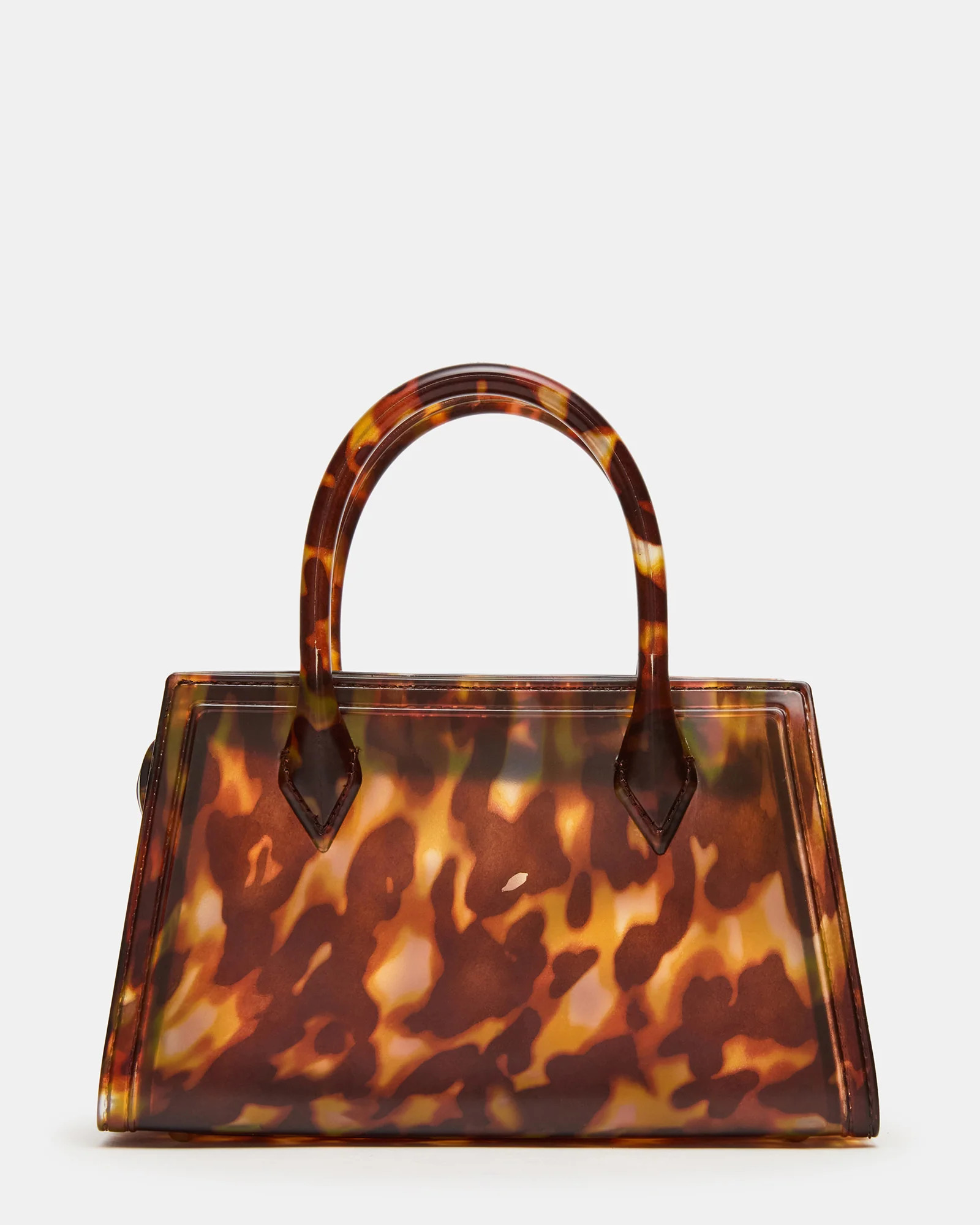 PEACH Jelly Bag Tortoise Mini Crossbody Top-Handle Handbag | Steve Madden (US)