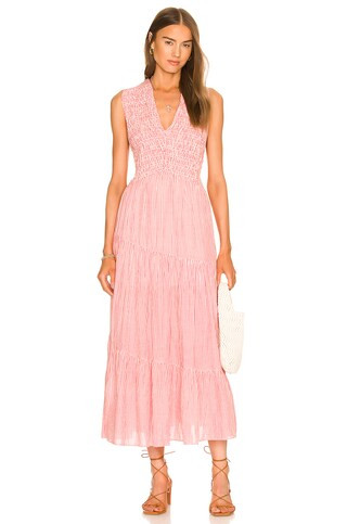Free People Juno Maxi Dress in Guava Combo from Revolve.com | Revolve Clothing (Global)