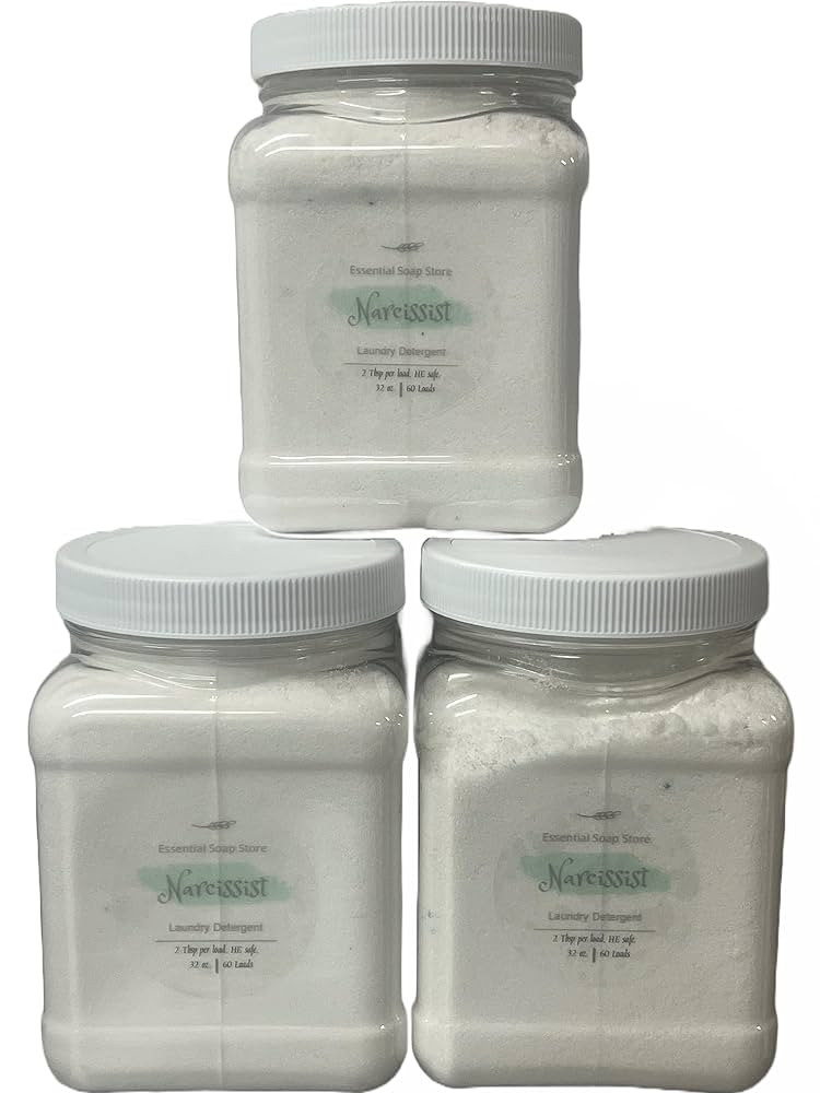 Laundry Detergent 32 oz. Natural, Vegan, Septic Safe, & Biodegradable (Narcissist) | Amazon (US)