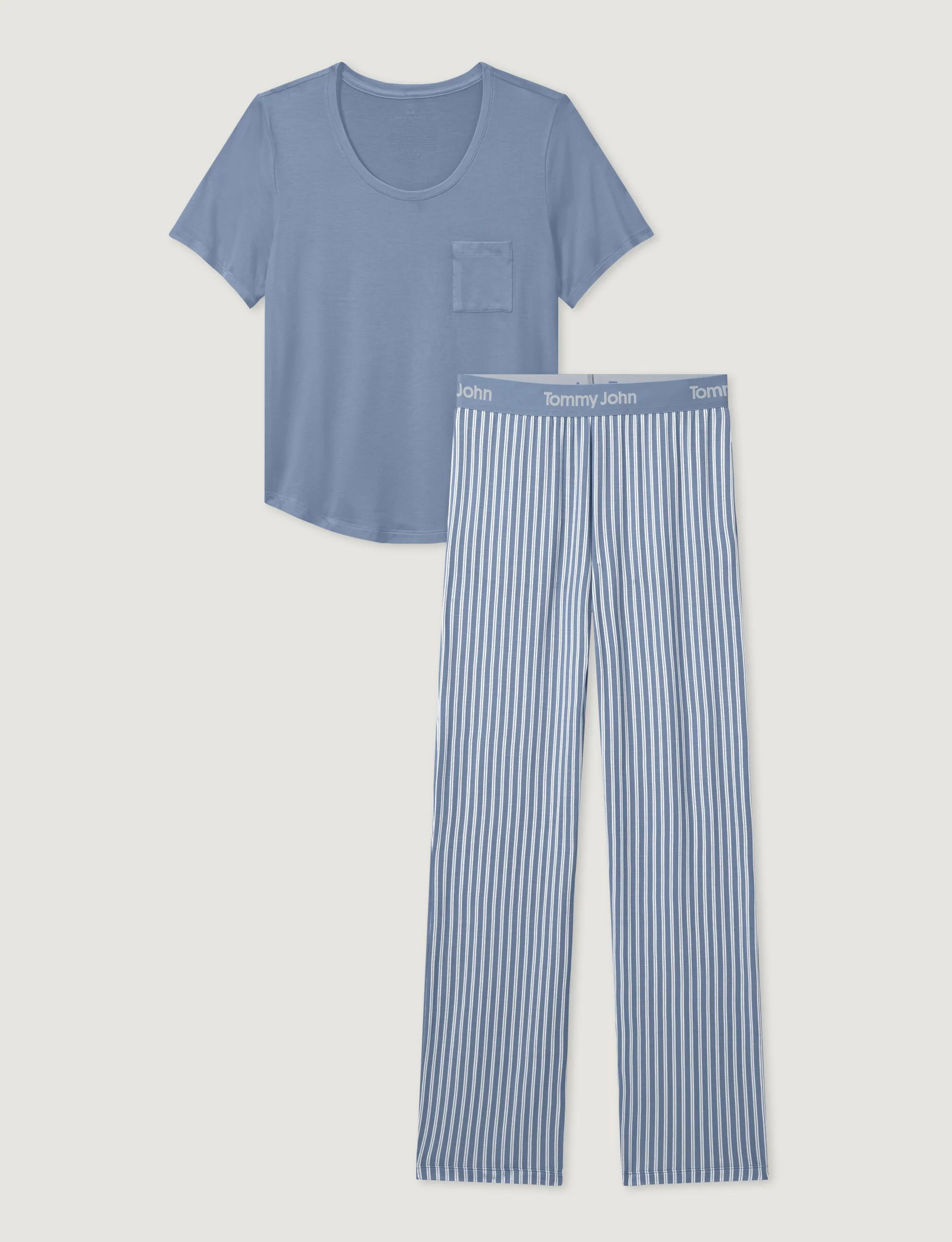 Women's Second Skin Sleep Pocket Tee & Pant Set | Tommy John