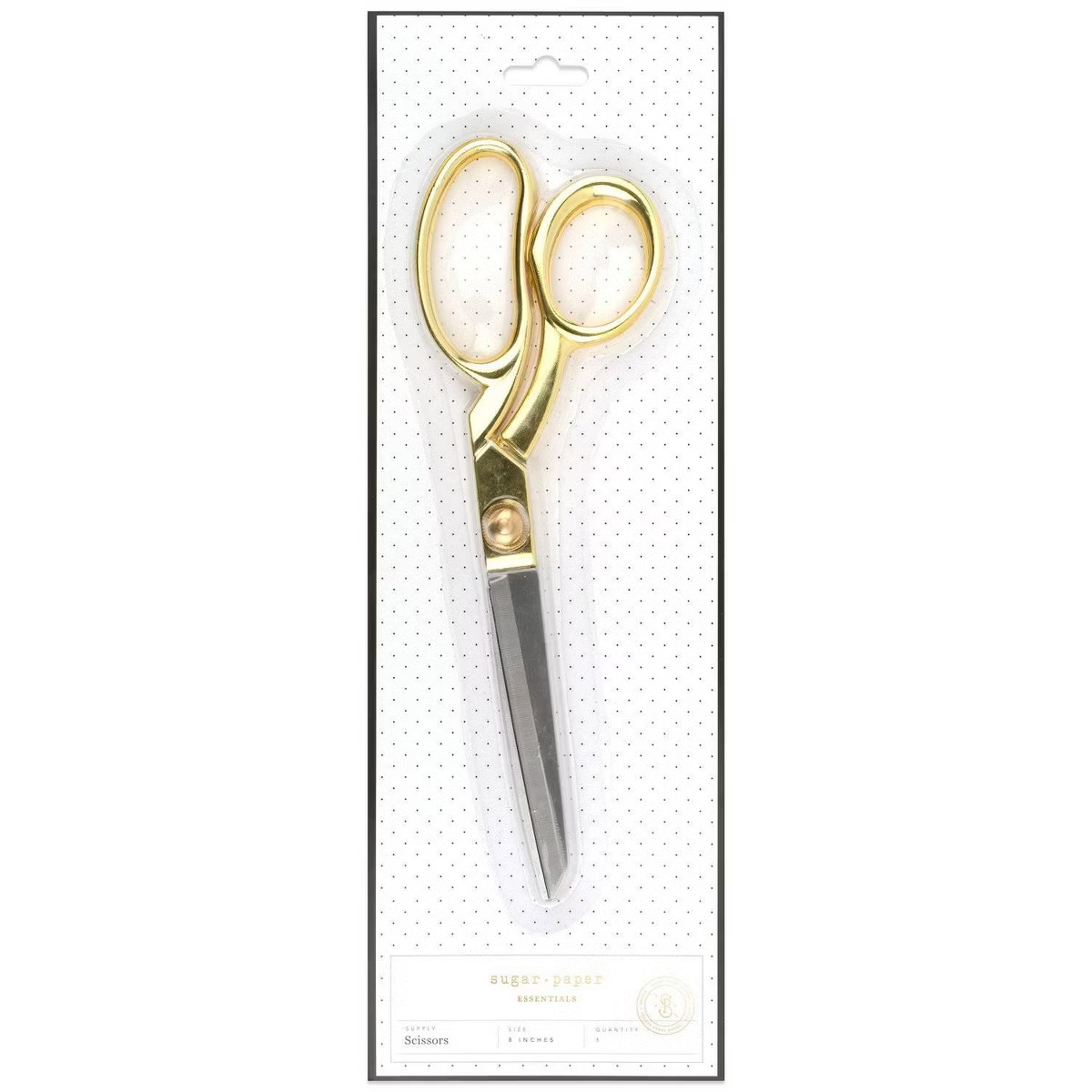 8" Scissors Gold - Sugar Paper Essentials: Metal Office & Desk Supplies, Non-Powered Tools, 0.375... | Target