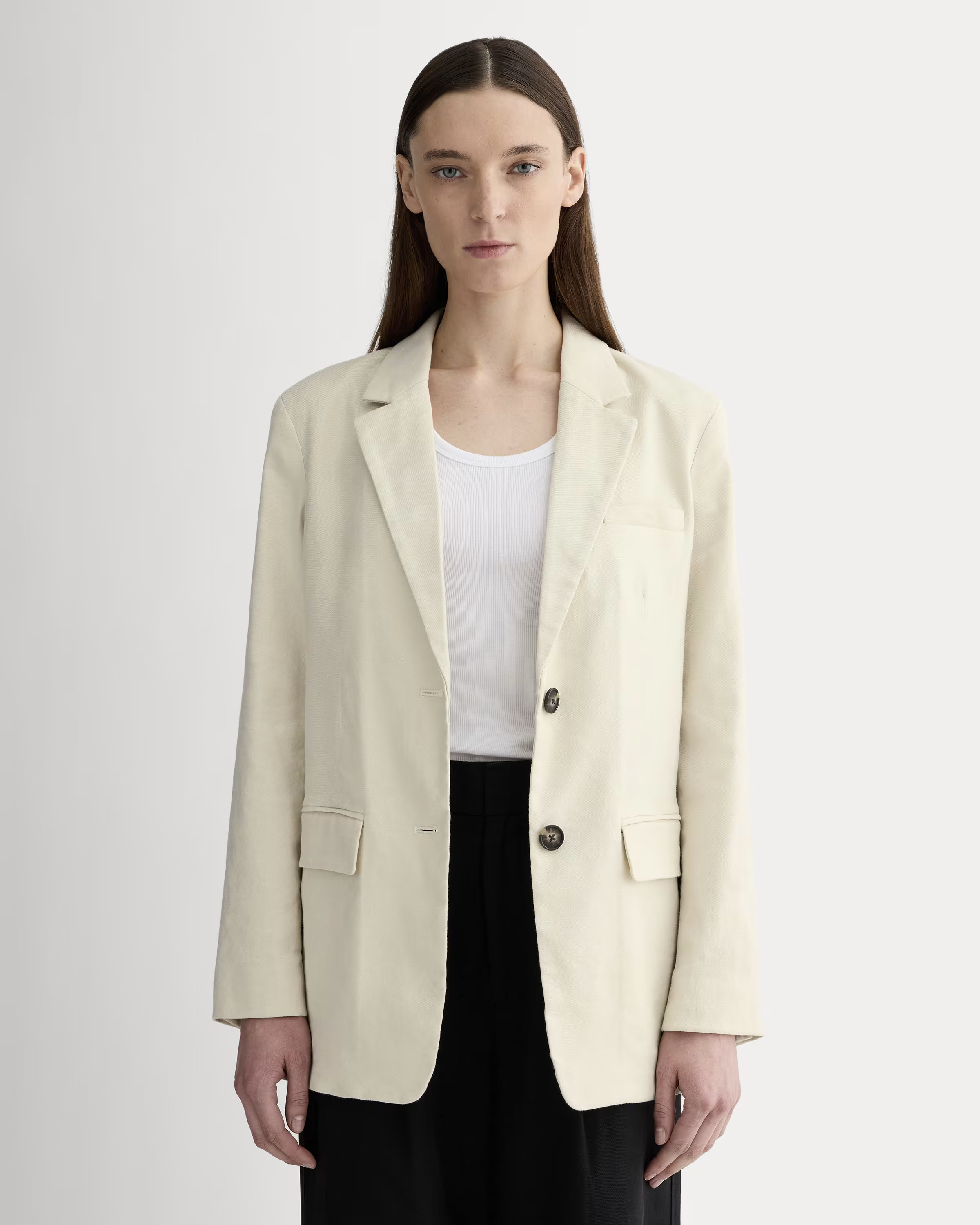 The Oversized Blazer in Stretch Linen | Everlane