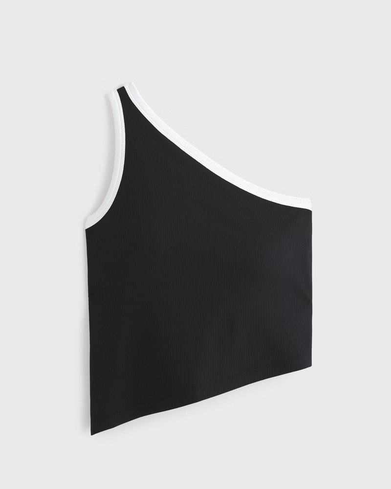 YPB Active Rib Asymmetrical Tank | Abercrombie & Fitch (US)