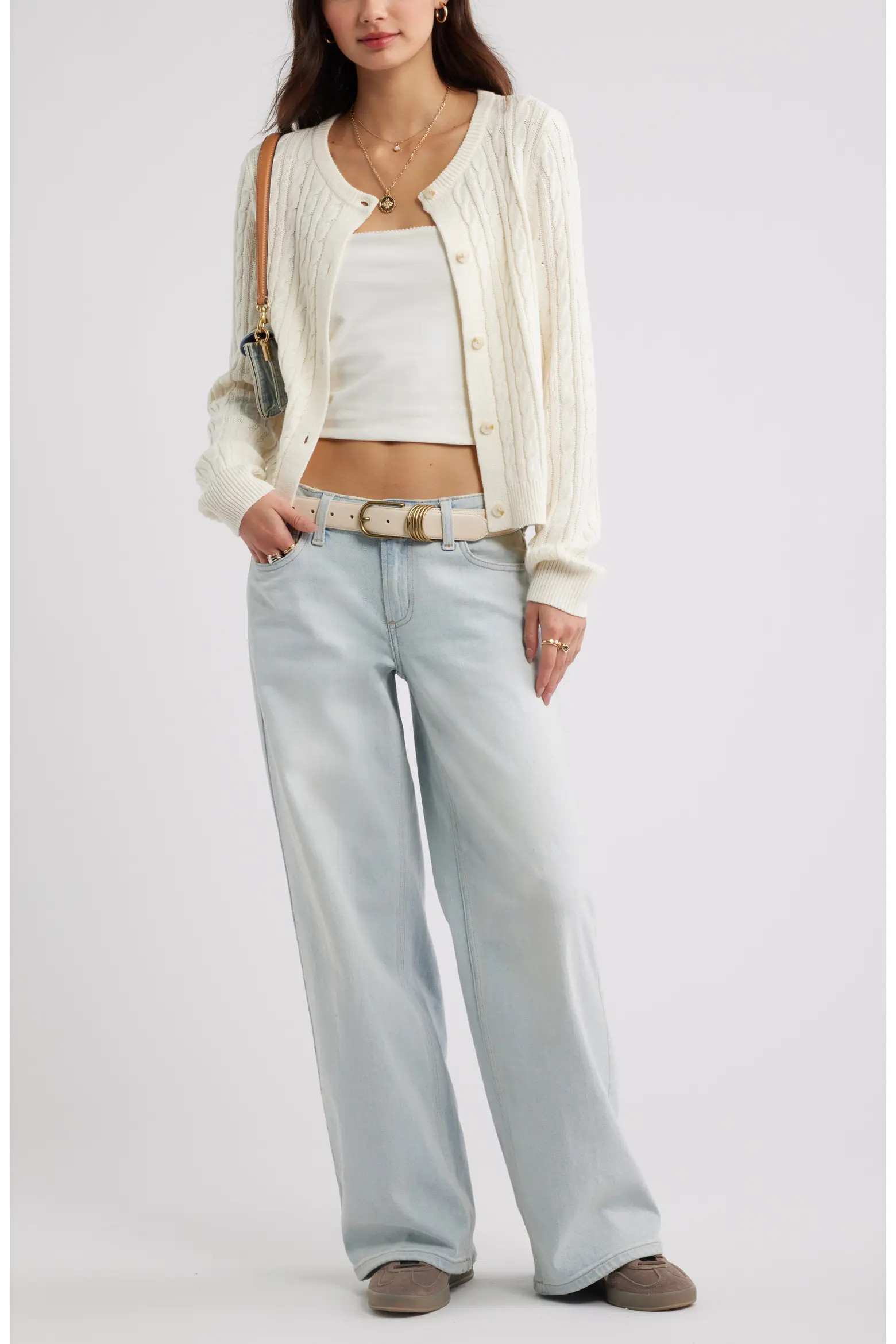 Button Front Cotton Blend Cardigan (Women) | Nordstrom | Nordstrom