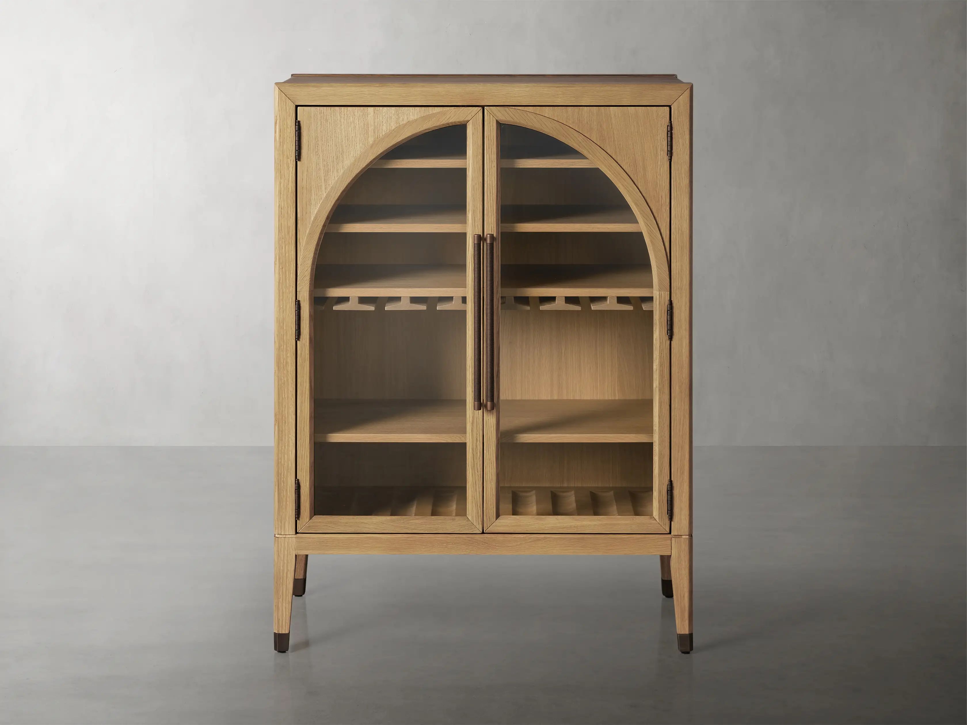 Hattie Low Bar Cabinet | Arhaus