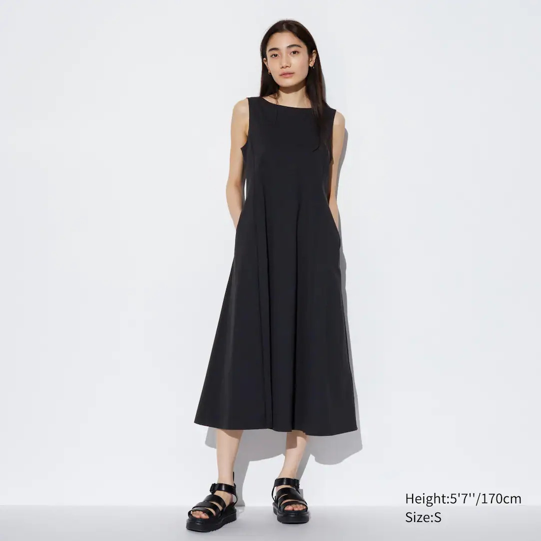 Ultra Stretch AIRism Sleeveless Dress | UNIQLO (UK)