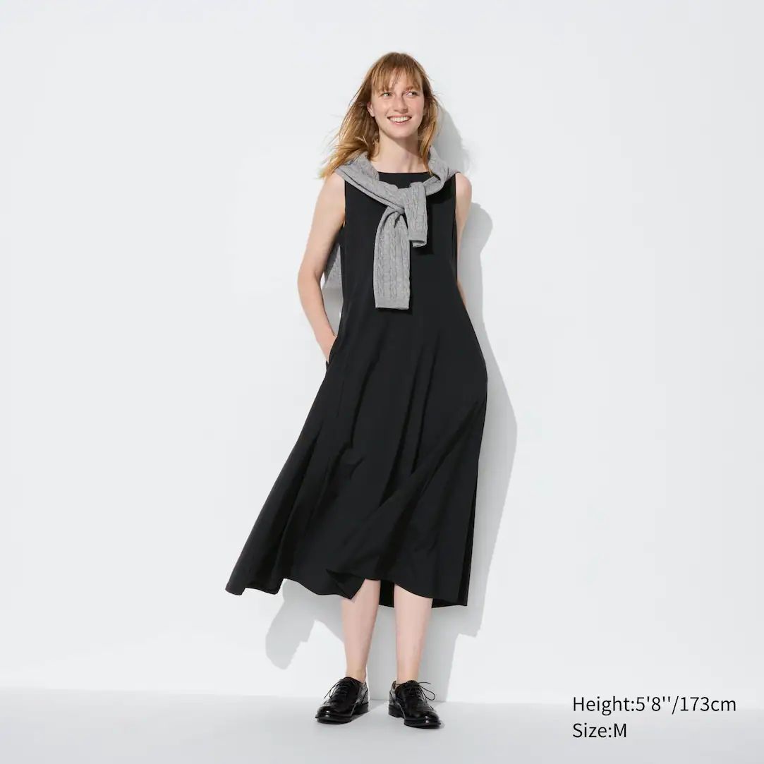 Ultra Stretch AIRism Sleeveless Dress | UNIQLO (UK)