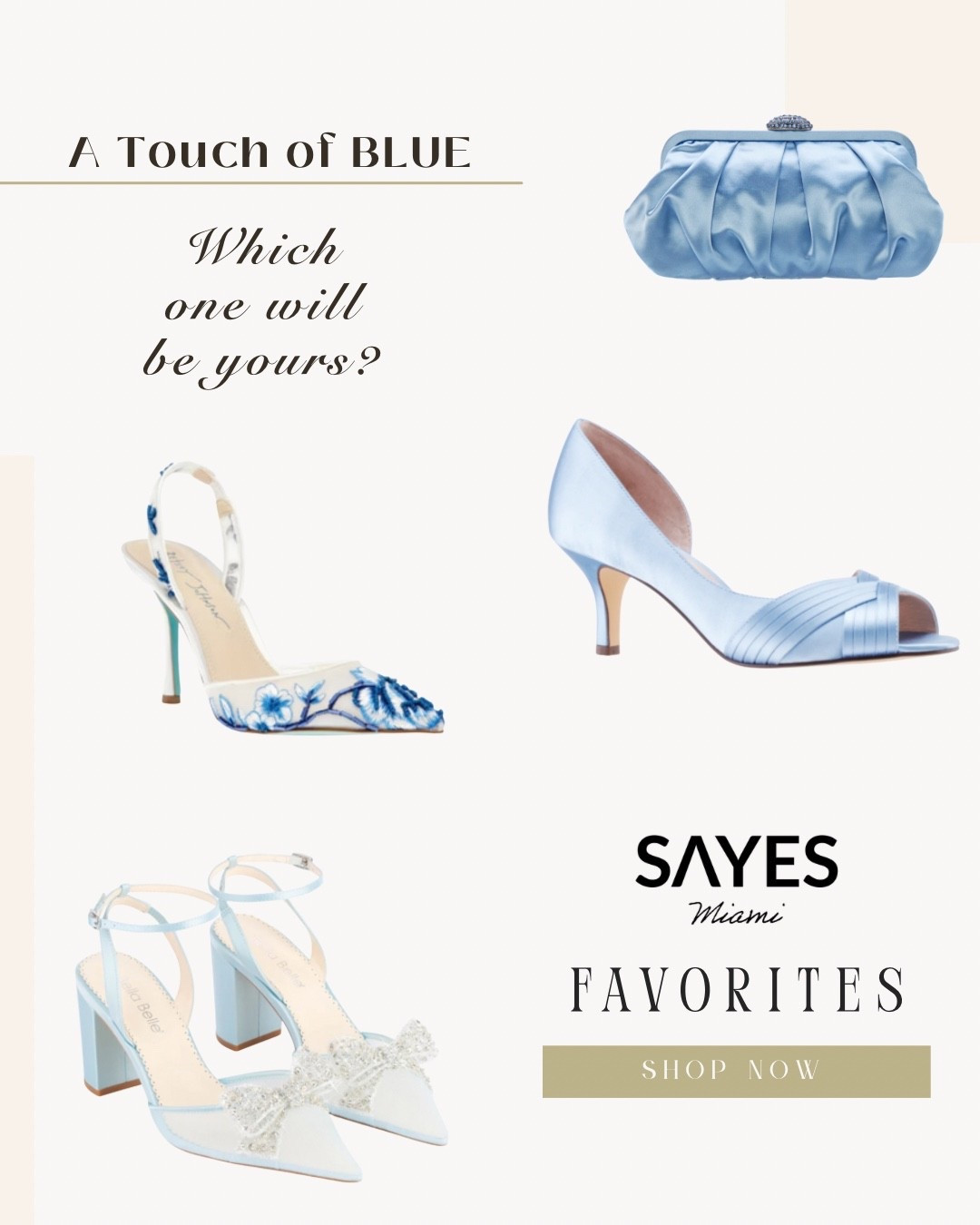 Classic whites, soft blues, and timeless bridal beauty. A Touch of Blue is live on LTK. 💍 #WeddingReady #ATouchOfBlue