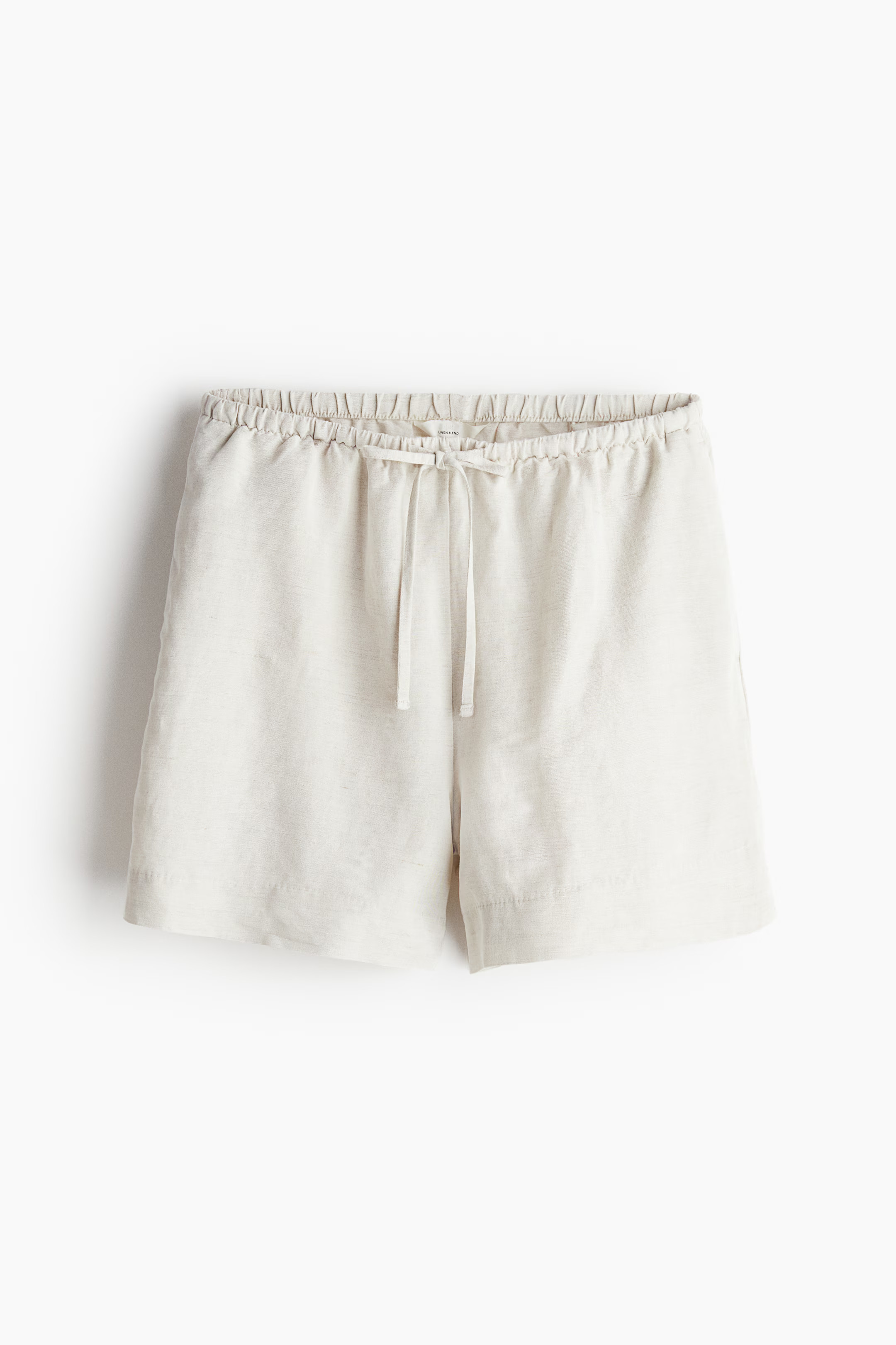 Linen-blend pull-on shorts | H&M (UK, MY, IN, SG, PH, TW, HK)