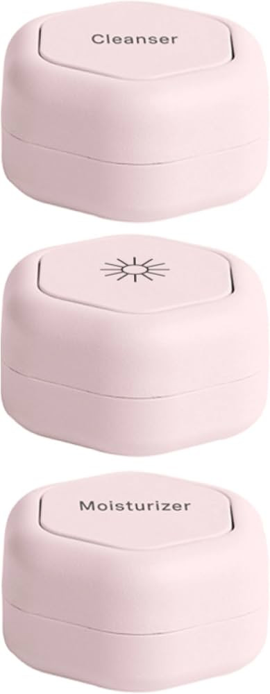 Cadence Travel Containers - Skincare Set - Magnetic Travel Capsules - for Facial Cleanser, Moistu... | Amazon (US)