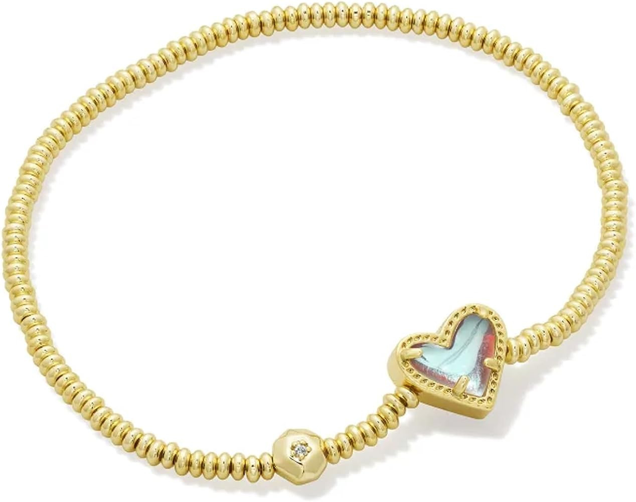 Kendra Scott Ari Heart Stretch Bracelet, Fashion Jewelry for Women | Amazon (US)
