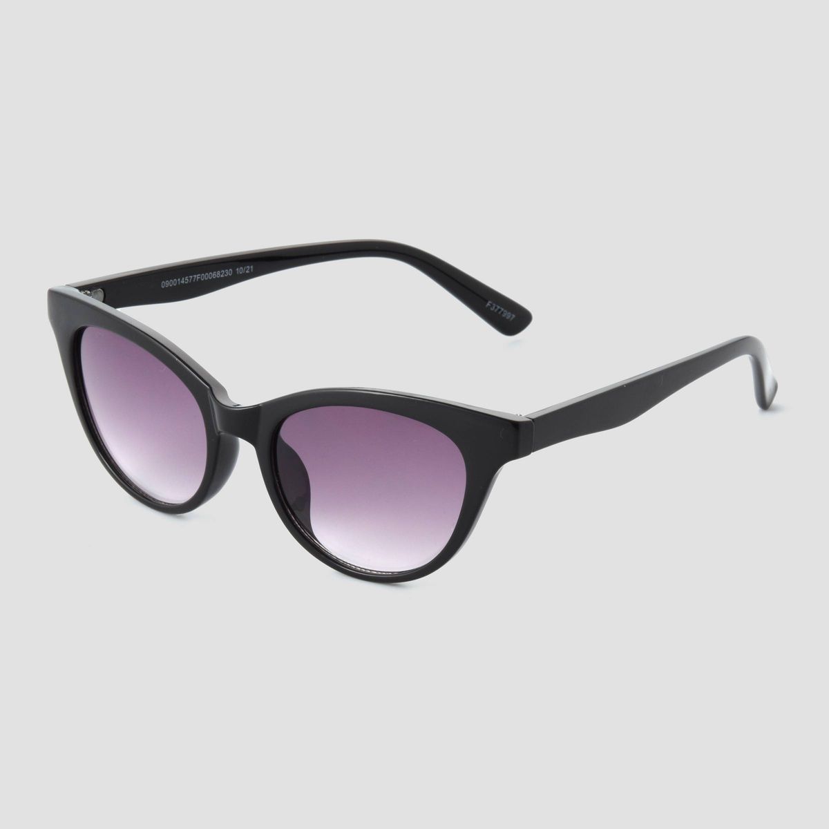 Women's Narrow Cateye Sunglasses - Universal Thread™ Black | Target