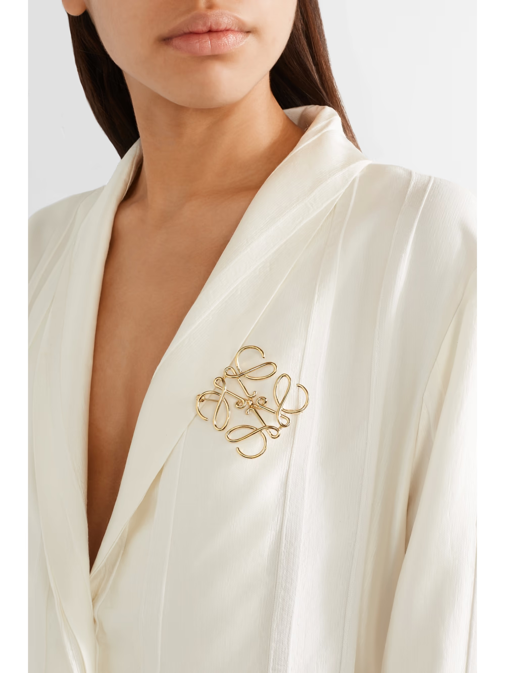 Gold-tone brooch | NET-A-PORTER (US)