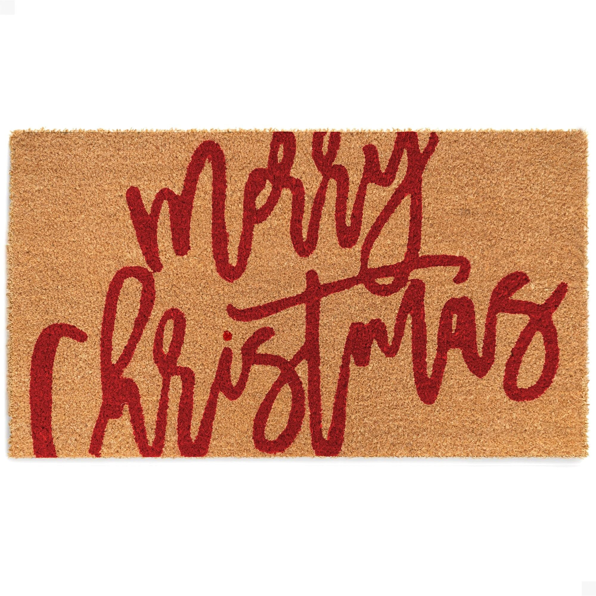 THEODORE MAGNUS Christmas Door Mat - Welcome Mat for Front Door with Non-Slip Backing - Durable D... | Amazon (US)