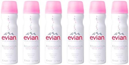 Evian Facial Spray, 1.7 oz. Travel 6-Pack | Amazon (US)