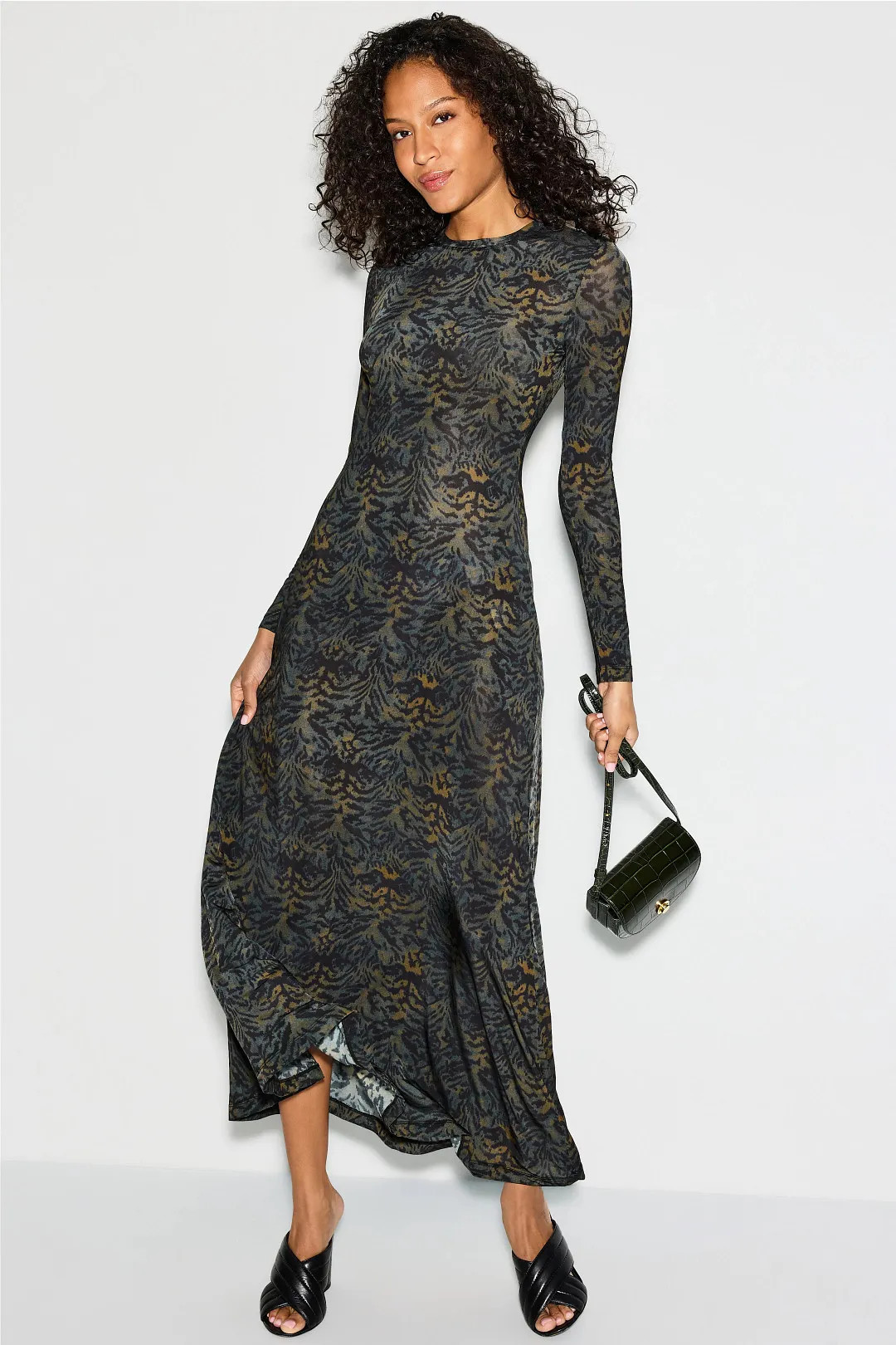 Ulla Johnson Amari Jersey Long Sleeve Dress | Rent the Runway
