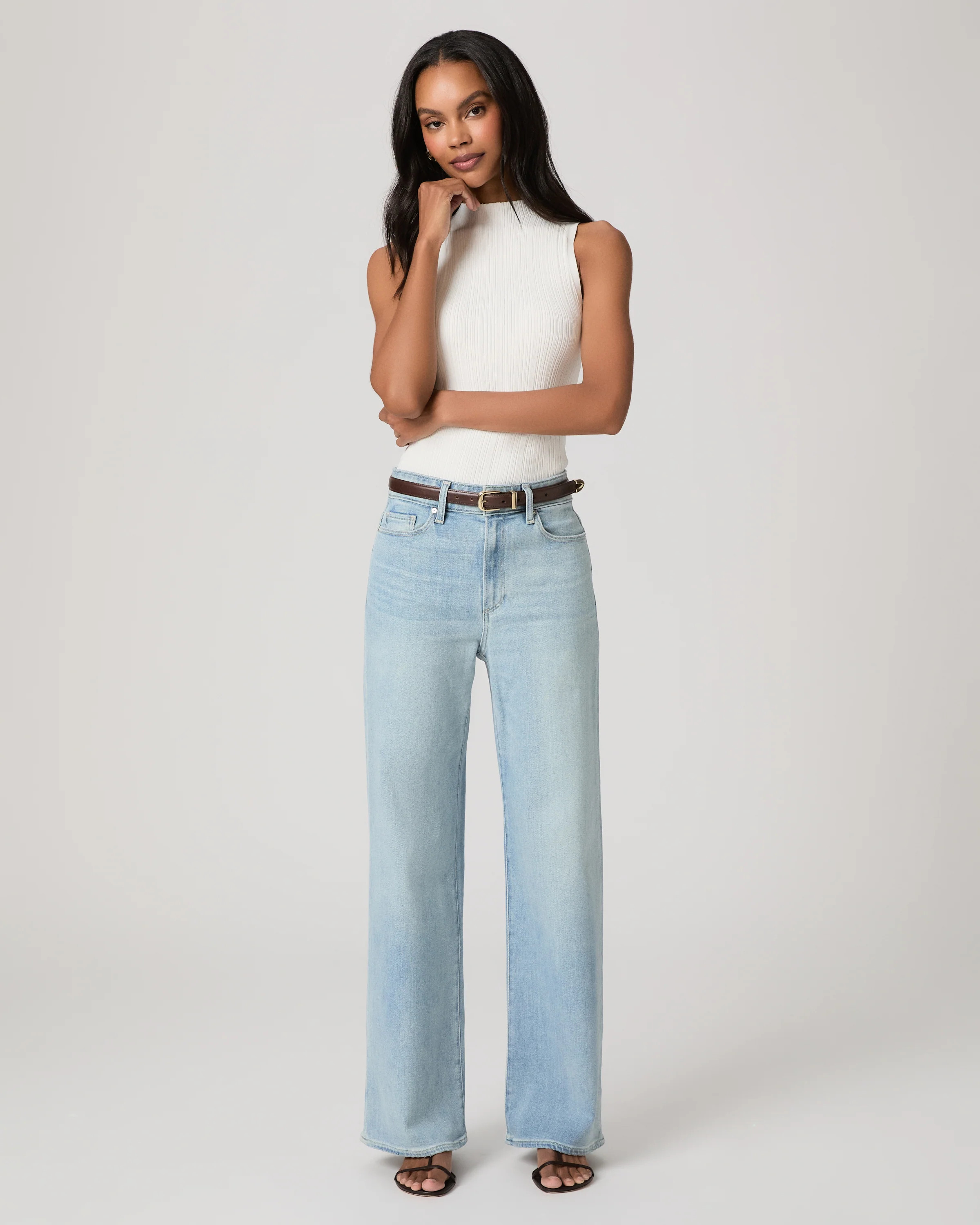 Anessa 31" Wide Leg Jean | Paige