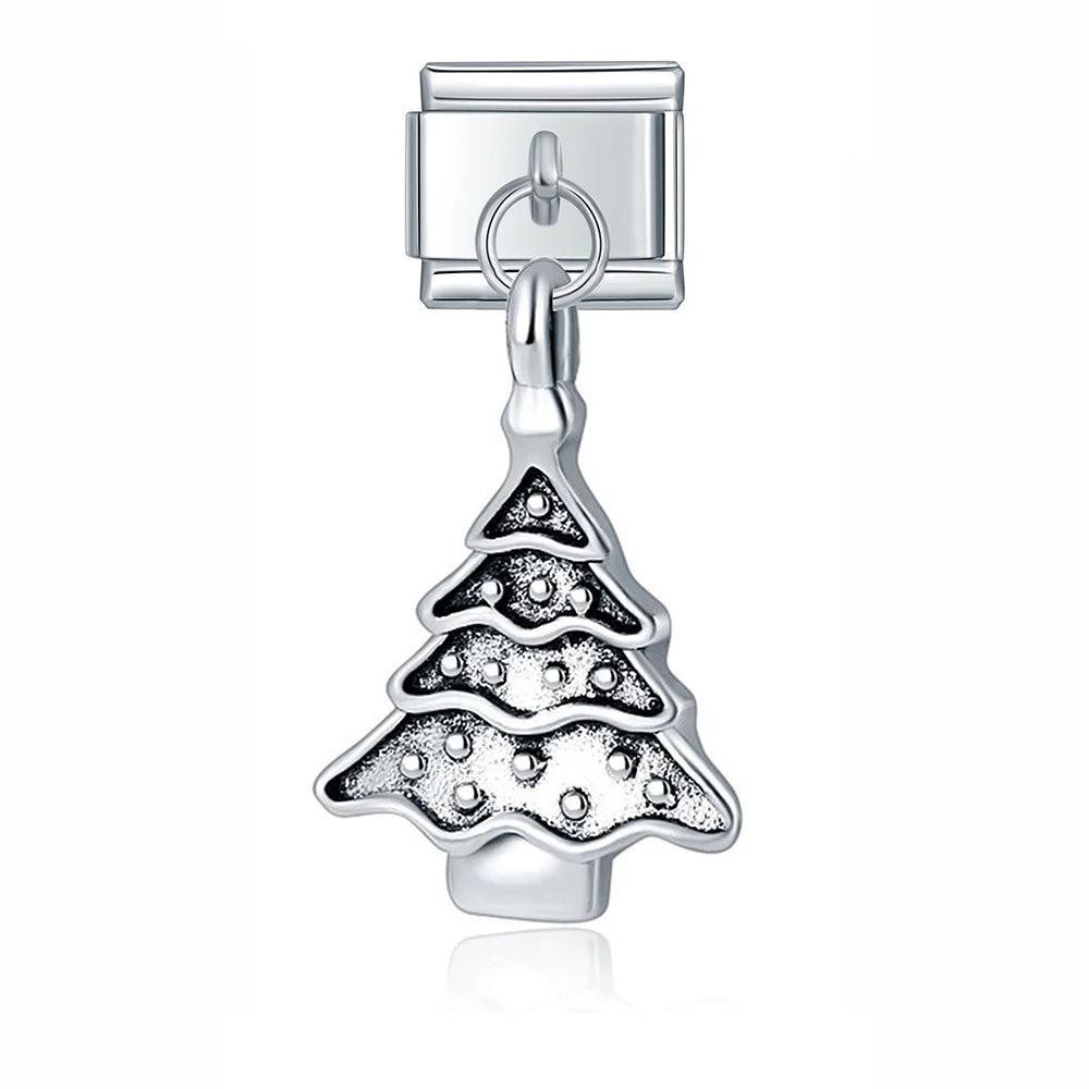 Christmas Tree, Powdered Silver | Charms Official