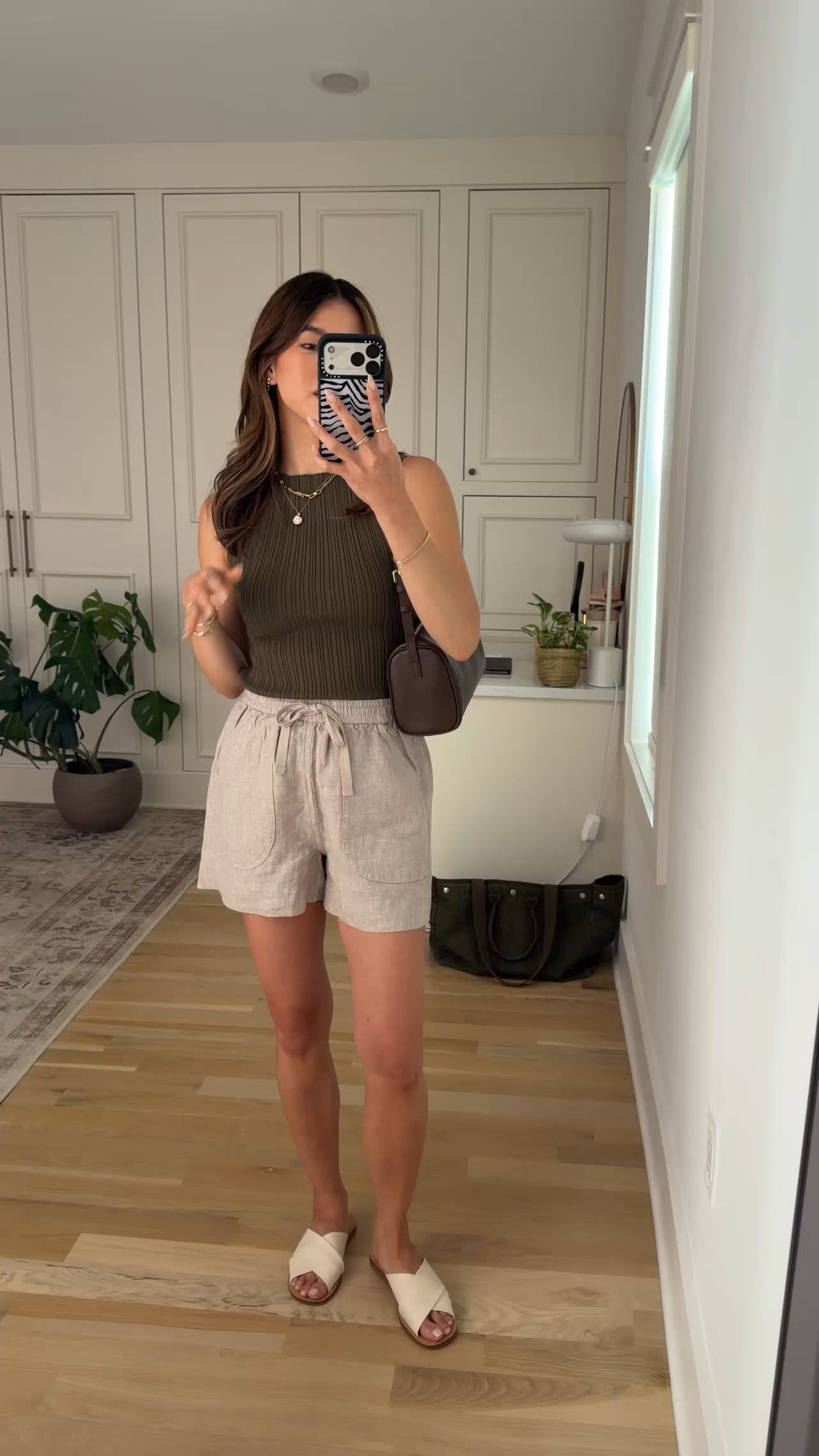 Sizing info:
•Top size XS
•Shorts size XS

petite fashion, get dressed with me, outfit inspiration, ootd, nashville outfit, Nashville influencer, petite style, vacation style, casual outfits, mom style, petite shorts, spring outfits, spring outfit info, spring shorts, spring outfit idea, spring top, spring bag, spring tank, spring shoes, linen shorts 
@Quince 
 

#LTKootd #LTKPetite #LTKSeasonal