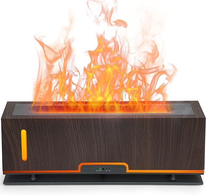 Diffuserlove Flame Diffuser Essential Oil Diffusers 200ml Aroma Diffusers for Bedroom Essential O... | Amazon (US)