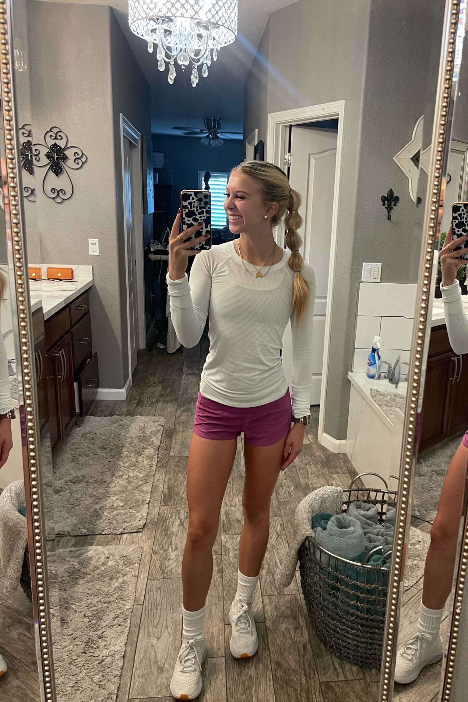 Workout fit💜

#LTKworkwear #LTKshoecrush #LTKstyletip