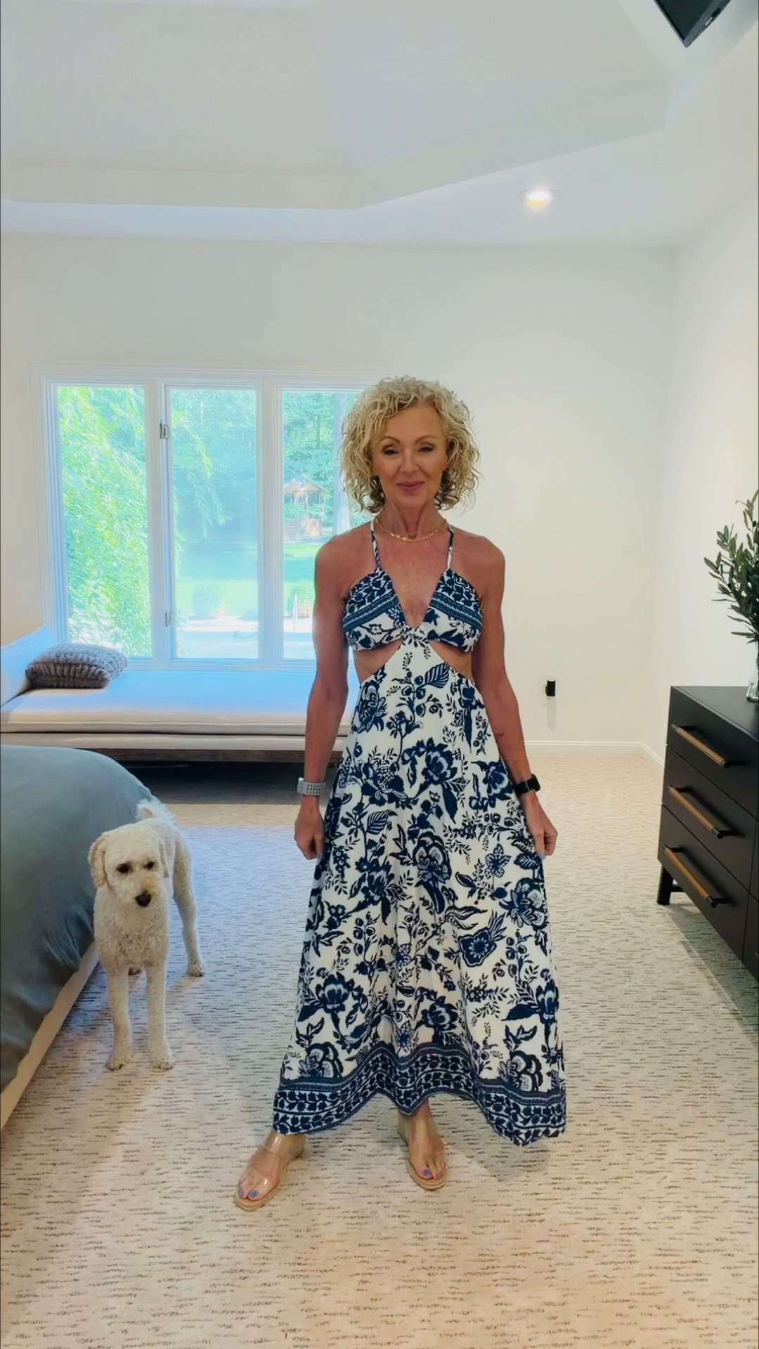 This dress definitely needs a beach vacation! The maxi style and open back are screaming sunset catamaran cruise!

#LTKootd #LTKTravel
