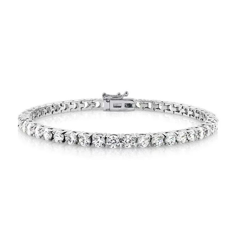 Cate & Chloe Kaylee Women's 18k White Gold Plated Bracelets with AAA Round Cut Cubic Zirconia Cry... | Walmart (US)