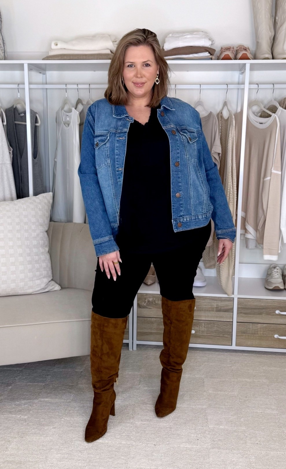 What I’d rebuy from Lane Bryant! Wearing an 18/20 in the top, pants are 18 ! Denim jacket is 18 too!

Plus size fashion, everyday outfit idea, trendy fashion, lane bryant haul, mom style, winter outfit ideas, chic style

#LTKOver40 #LTKMidsize #LTKPlusSize