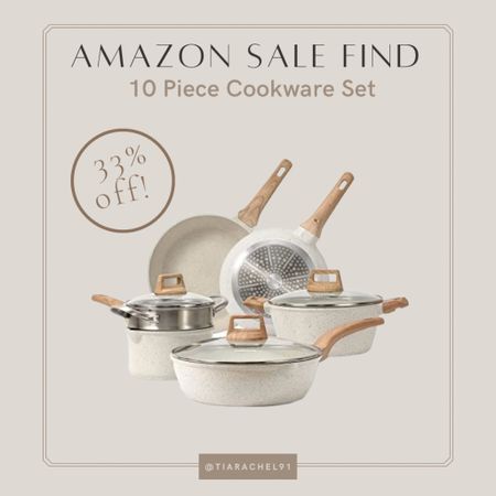 Amazon sale find / cookware set 

#LTKSale #LTKhome #LTKsalealert