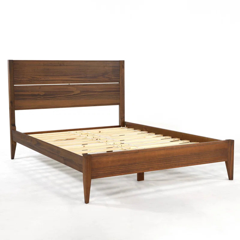 Mid Century Solid Wood Platform Bed | Wayfair North America