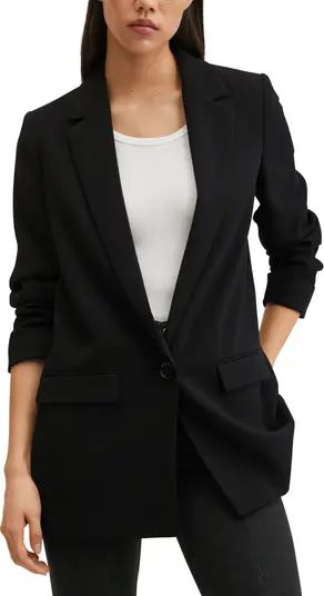 MANGO Flowy Suit Blazer | Nordstrom | Nordstrom