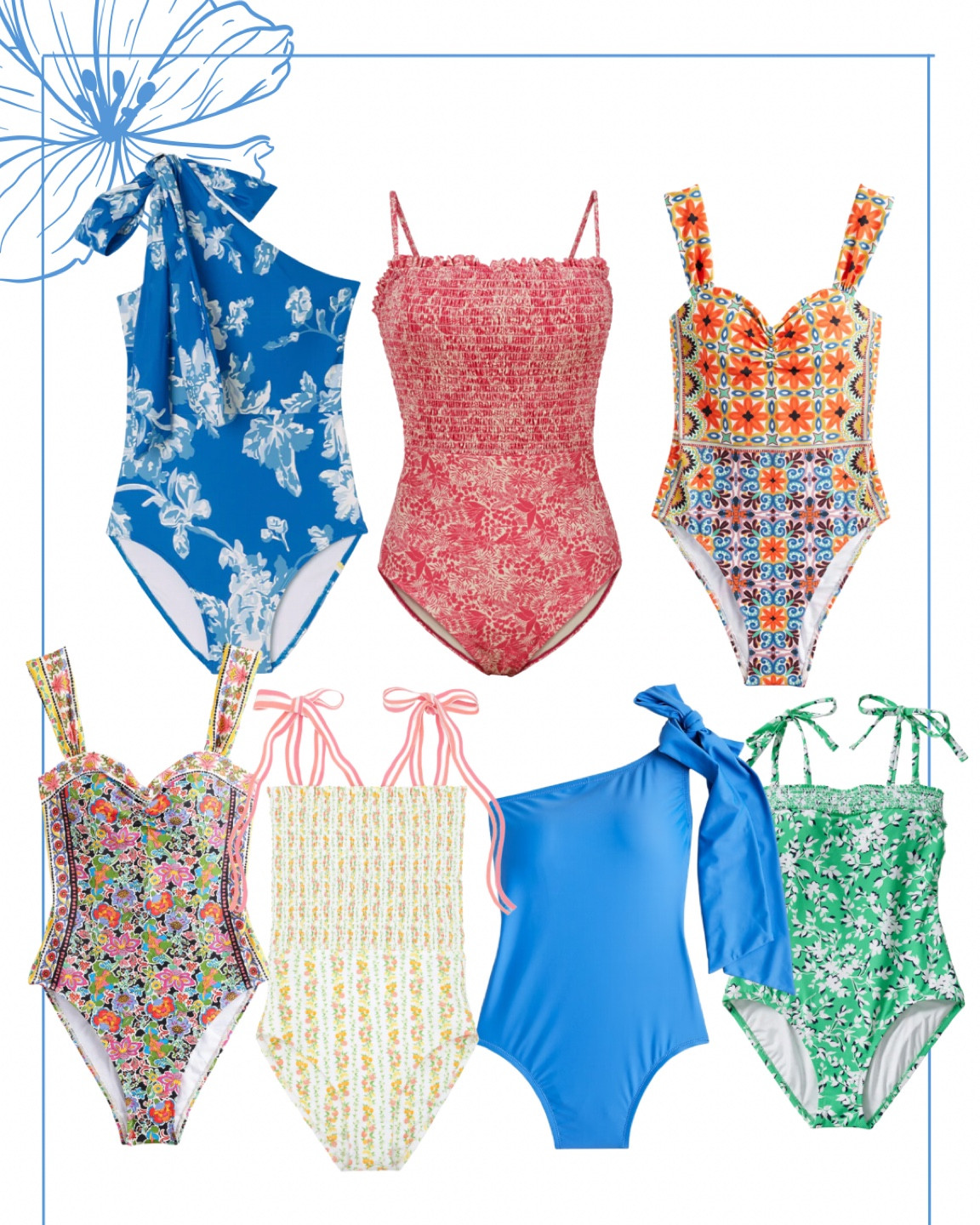 Swim suits: one piece swim suit round up, mom friendly bathing suits, floral swim suit, smocked swim suit

Boden swim, minnow swim, Summersalt swim suit, j.crew swim, Draper James swim 

#LTKSeasonal #LTKswim #LTKFind