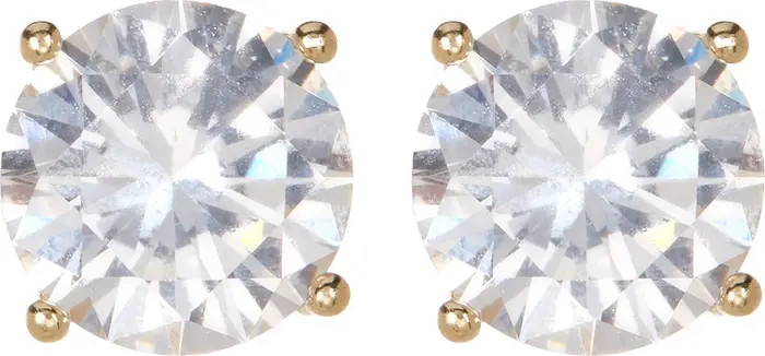 Sterling Silver Round Cut CZ Studs - 4.00 ctw | Nordstrom Rack