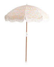 6.5x5 Holiday Eyelet Lightweight Tilting Beach Umbrella | Marshalls