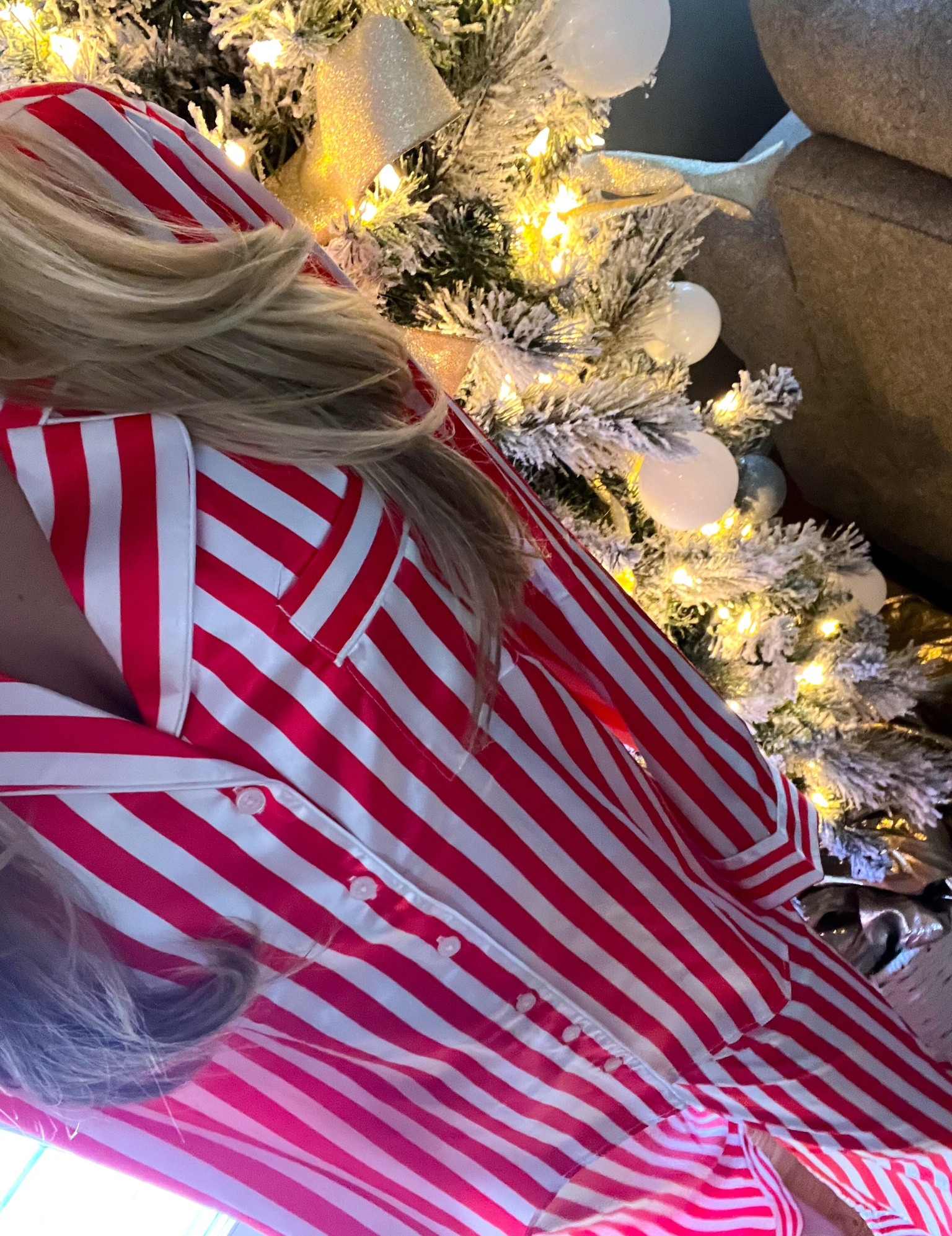 Show Me Your Mumu pajamas!! 
•
so soft and silky!! size down I am wearing my normal XS but they run big!!


#LTKSeasonal #LTKU #LTKHoliday