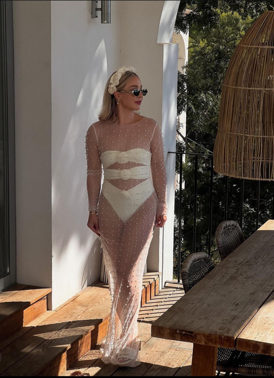 Hen do, Celine Sunglasses, Bow- embellished White Sandals, Roses Headband, Mesh Maxi Dress, White Swimsuit, ASOS, Reiss, River Island, Net-a-Porter, Karen Millen, holiday outfit, abroad hen do, bachelorette, spring holiday, holiday fits 

#LTKSeasonal #LTKeurope #LTKstyletip