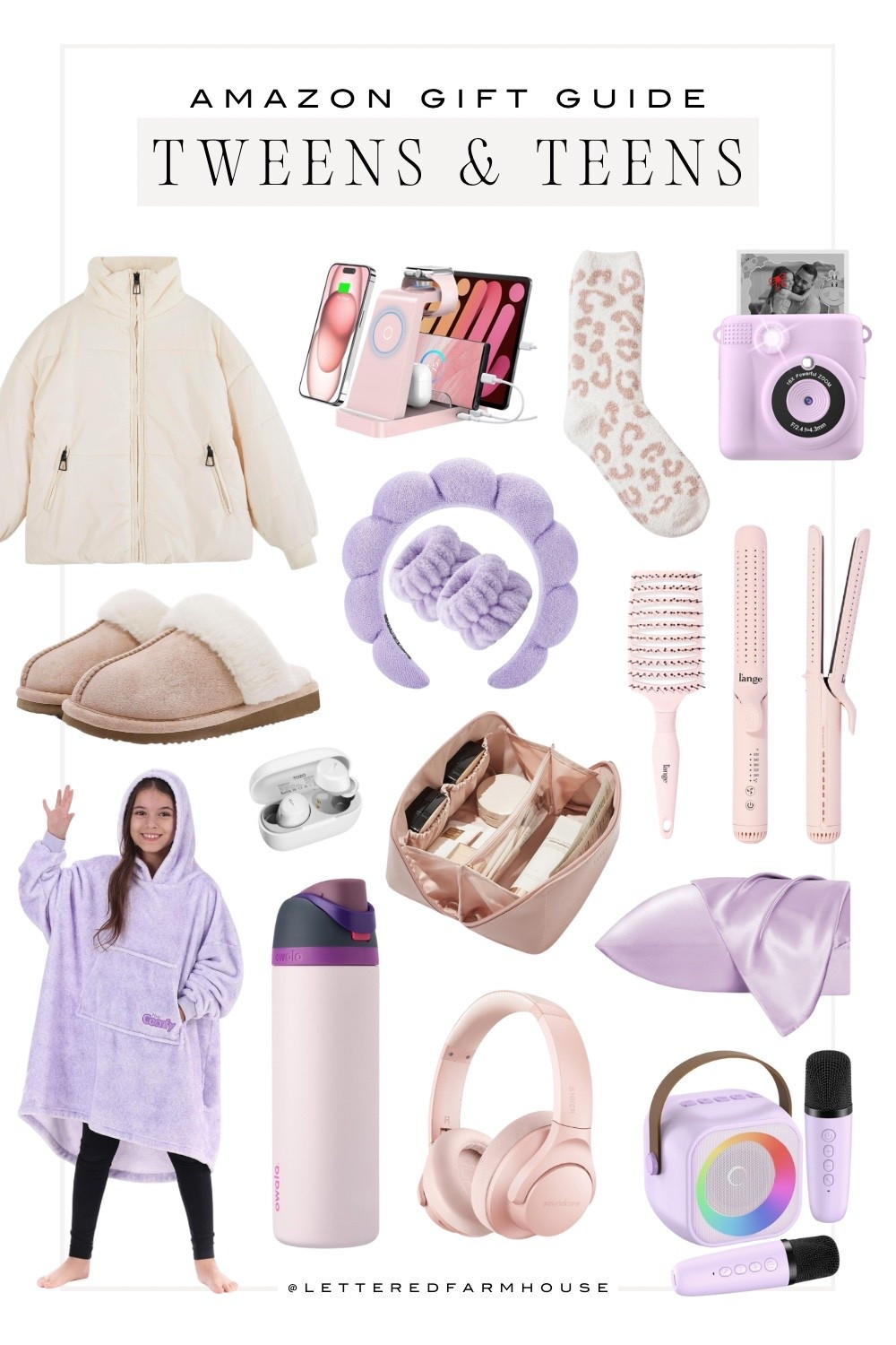 Amazon Gift Ideas for Tweens & Teens | Christmas 2025

Looking for the perfect Christmas gifts for tweens and teens in 2026? This Amazon gift guide is packed with trendy ideas they'll love! From cozy oversized hoodies and fuzzy slippers to tech gadgets like wireless earbuds and portable phone chargers, we've got something for every style and personality. Don't miss out on popular items like the wireless karaoke speaker, satin hair wrap, and stylish water bottles. Get inspired for holiday shopping with these must-have Amazon finds for tweens and teens, and make Christmas extra special this year!

Gifts for best friends, gifts for girlfriend, gifts for friend, gifts for teenager girls ideas, gifts for girls birthday, Christmas gift ideas, gifts for girls 12-14, gifts for girls 10-12, gifts for girls 8-10, Christmas gifts for teens, inexpensive gifts for teens, tech gifts for teens, beauty gifts for teens, style gifts, TikTok viral gift ideas #teengirlwishlist
Birthday wishlist, girly Christmas gifts, Christmas wishlist ideas, Xmas list ideas, stocking stuffers, TikTok Christmas list

Follow my shop @LetteredFarmhouse on the @shop.LTK app to shop this post and get my exclusive app-only content!

#liketkit 
@shop.ltk
https://liketk.it/4UASK

Follow my shop @LetteredFarmhouse on the @shop.LTK app to shop this post and get my exclusive app-only content!

#liketkit 
@shop.ltk
https://liketk.it/4Xio5 

Follow my LTK @LetteredFarmhouse on the @shop.LTK app to view this post and get my exclusive app-only content!

#liketkit   
@shop.ltk
https://liketk.it/500Ib

Follow my LTK @LetteredFarmhouse on the @shop.LTK app to view this post and get my exclusive app-only content!

#liketkit #LTKGiftGuide #LTKKids #LTKHoliday #LTKHoliday #LTKKids #LTKGiftGuide #LTKKids #LTKFindsUnder50 #LTKGiftGuide
@shop.ltk
https://liketk.it/5rOsx

#LTKGiftGuide #LTKKids #LTKHoliday