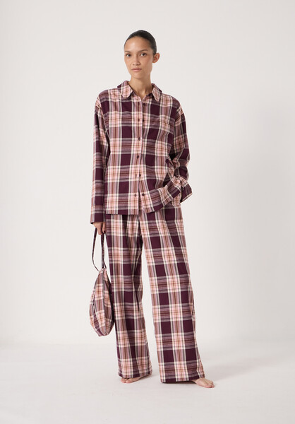 Brushed Cotton Check Print Pyjamas | Hush UK