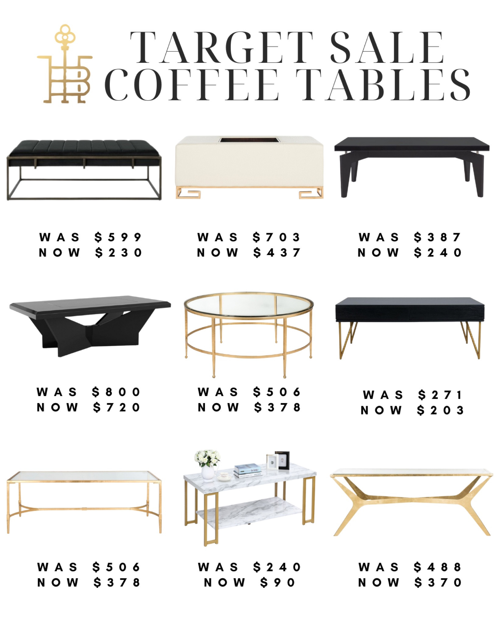 Target home, Target sale, Target furniture, coffee tables, Target furniture, modern home, round coffee table, rectangular coffee table, Target finds

#LTKstyletip #LTKsalealert #LTKhome