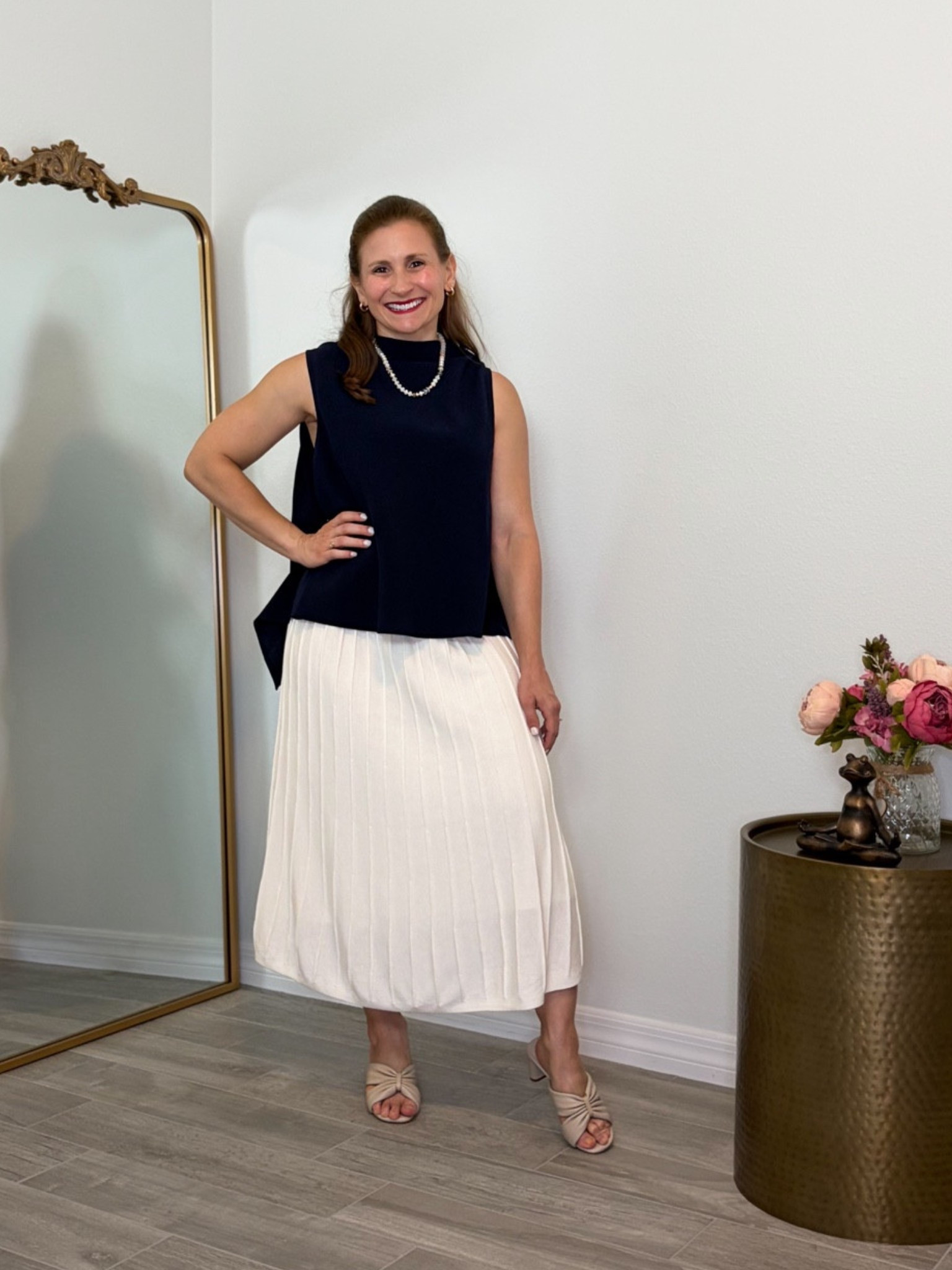 Loving this petite sized blouse and midi skirt! New favorites — Petite approved slow fashion styles from casual to business casual

#LTKPetite #LTKOver40 #LTKWorkwear