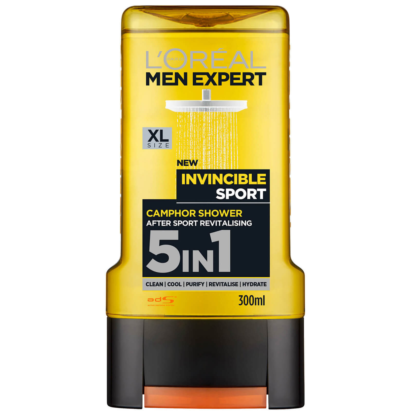 L'Oréal Men Expert Invincible Sport 5-in-1 Shower Gel 300ml | Look Fantastic (ROW)