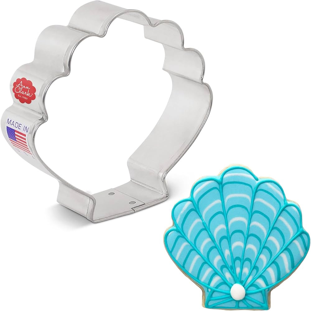 Seashell Cookie Cutter, 3.25" Made in USA by Ann Clark | Amazon (US)