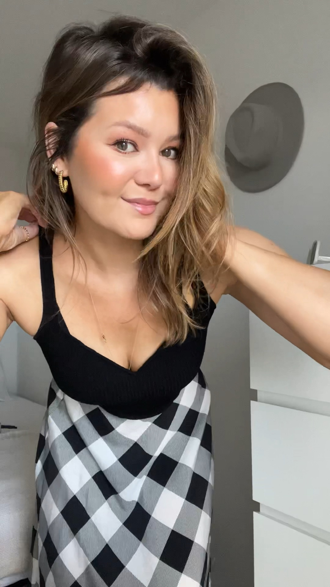 Still dressing like it’s summer 🤣 Here is the lovely check Co-ord I picked up from @marksandspencer last week. Such a lovely set! I love the way the skirt falls and it’s so airy, perfect for hols!

I’ve styled it up here as a Co-ord and separately pairing it with a black top. Which look do you prefer? 


#coord #coordset #checkprint #summercoord #coordstyles #marksandspencer #mymarks #mymarksfave #marksandspencerfashionpr #marksandspencerfashion #summeroutfit #summerstyle #summeroutfitinspo #skirtcoord #outfitreel #outﬁtinspo #stylereels #fashiondaily #fashionreel 


#LTKstyletip #LTKunder100 #LTKSeasonal