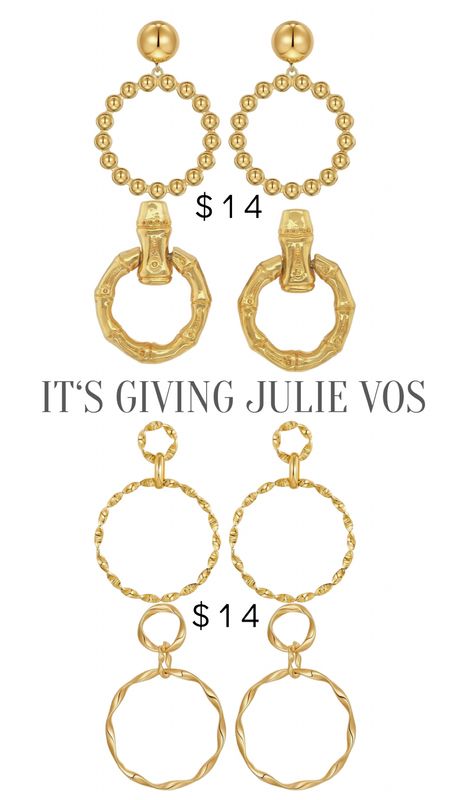 These earrings are giving Julie Vos vibes in the best way because they’re only $14!

#LTKFind #LTKunder50 #LTKstyletip