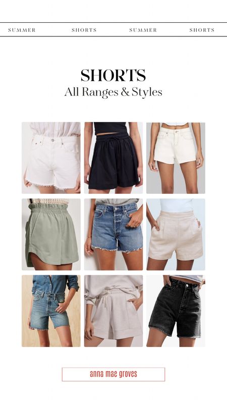 Summer & Spring shorts picks from all price ranges and styles. Here are some of my favorite ranging from denim to linen to sweatshorts! 

#LTKStyleTip #LTKOver40