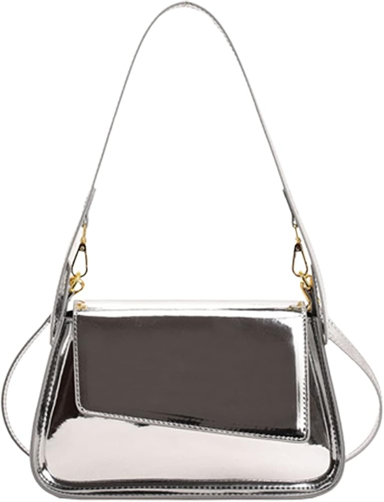 Evening Bag Women Hobo Bag Clutch Y2k Sparkly Silver Purse Tote Handbag Satchel Bag Cute Party Ba... | Amazon (US)
